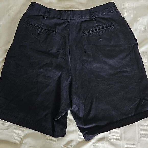 R&R Classic Men's Cotton Shorts Navy Blue Size 32 - Picture 3 of 16